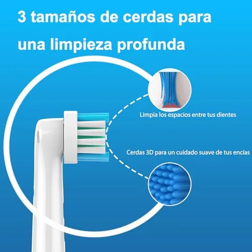 Oddekey ▫️ Escovas de substituição compatíveis com Braun Oral-B Vitality Pro, Pro 3, cabeças para escova elétrica Oral-B, peças de substituição para cuidados suaves, embalagem com 8 cabeças, branco 5