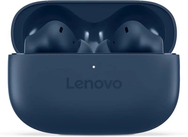 Lenovo ▫️ TWS - Auscultadores sem fios Yoga PC Edition (emparelhamento fácil com o Yoga PC, áudio melhorado por IA, cancelamento ativo de ruído, carregamento rápido da bateria, Bluetooth 5.3) - Azul cósmico