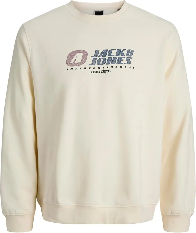 JACK & JONES ▫️ Camisola com gola redonda e estampado Jcotier para Júnior Camisola com gola redonda e estampado Jcotier para Júnior Homem