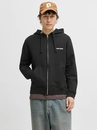 JACK & JONES ▫️ Camisola com capuz e fecho Jornorrebro, tamanho grande, para homem 3