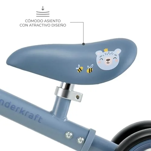 Kinderkraft ▫️ Cutie Flash – Bicicleta de treino para crianças, sem pedais, rodas com luzes LED, design moderno, construção segura, para crianças a partir de 1 ano 4