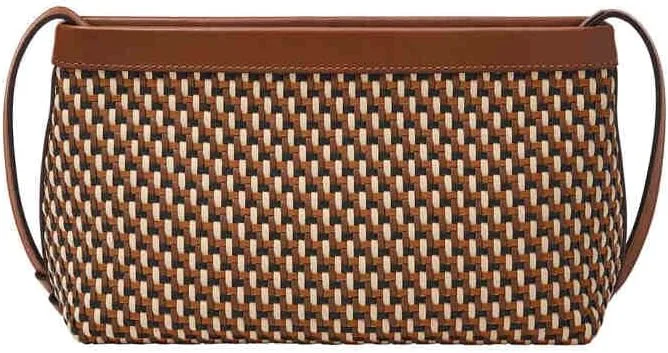 Fossil ▫️ Penrose: Bolsa de mão em pele, algodão ou poliéster para mulher