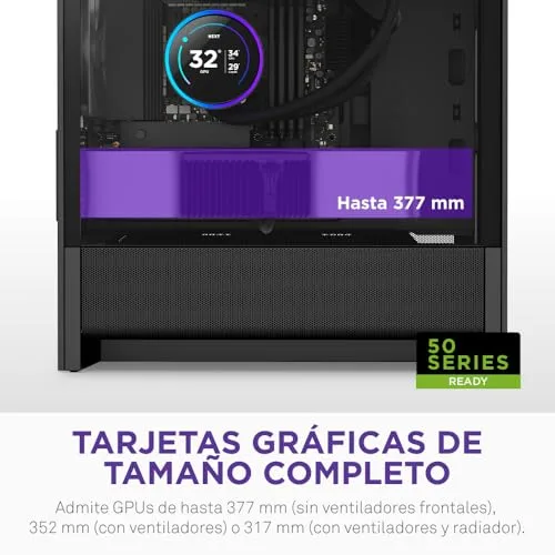 NZXT ▫️ H3 Flow - Caixa para PC Micro-ATX com fluxo de ar - Preto 4