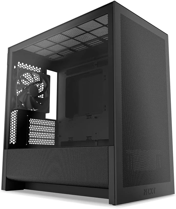 NZXT ▫️ H3 Flow - Caixa para PC Micro-ATX com fluxo de ar - Preto
