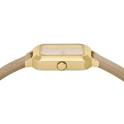 Armani Exchange ▫️ Relógio para mulher, movimento de quartzo com três ponteiros e caixa de 27 mm com bracelete em pele 6