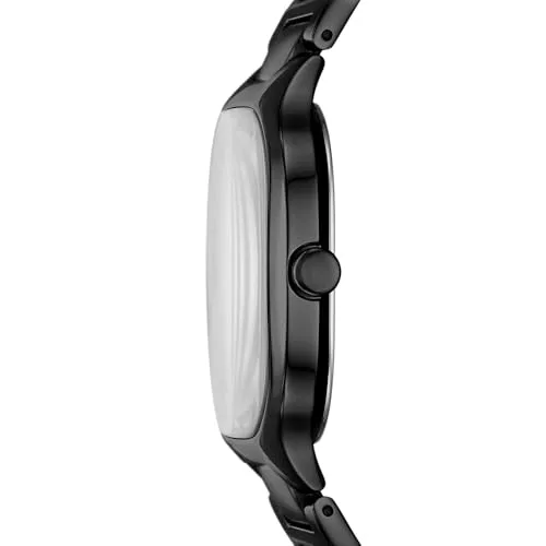 Skagen ▫️ Relógio Mellem para homem, movimento de quartzo de três ponteiros com bracelete em aço inoxidável 2