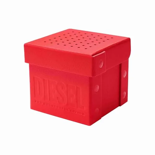 Diesel ▫️ Relógio Spiked para homem, movimento cronógrafo de quartzo com bracelete em aço inoxidável 7