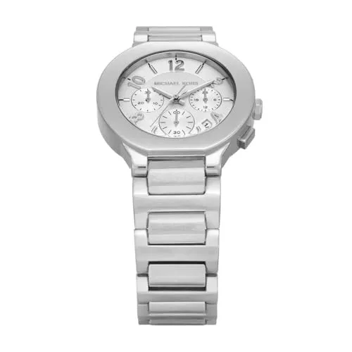 Michael Kors ▫️ Relógio Gramercy para mulher, movimento cronógrafo de quartzo com bracelete em aço inoxidável 4