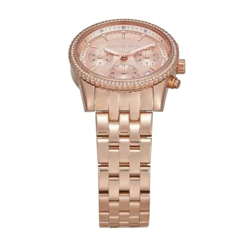 Michael Kors ▫️ Relógio Bryant para mulher, movimento cronógrafo de quartzo de 35 mm com bracelete em aço inoxidável 4