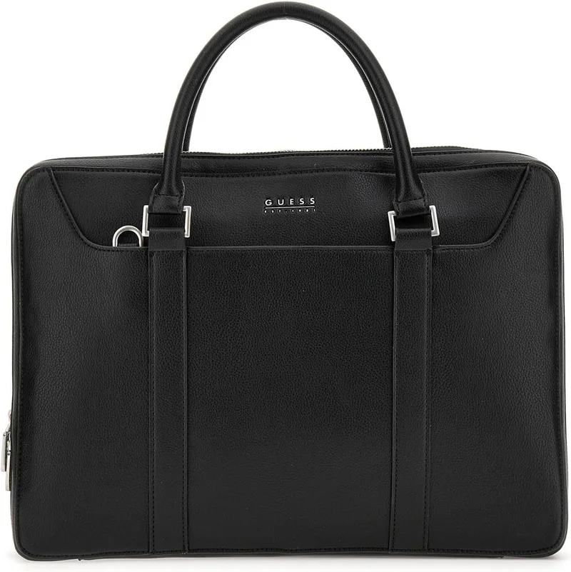 GUESS ▫️ Parma Document Case W Handles, Mala de mão para homem, Tamanho único
