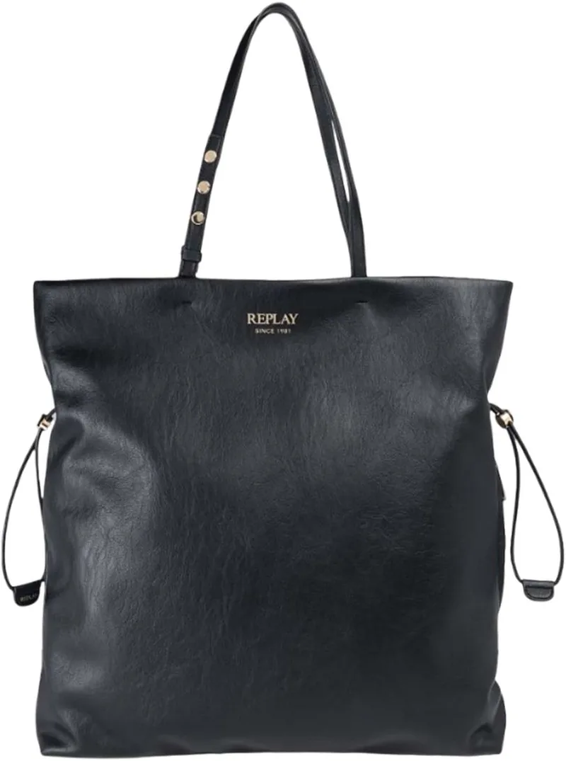 Replay ▫️ Mala de mão feminina FW3800, cor preta, 0098 Preto, Mittelgroße