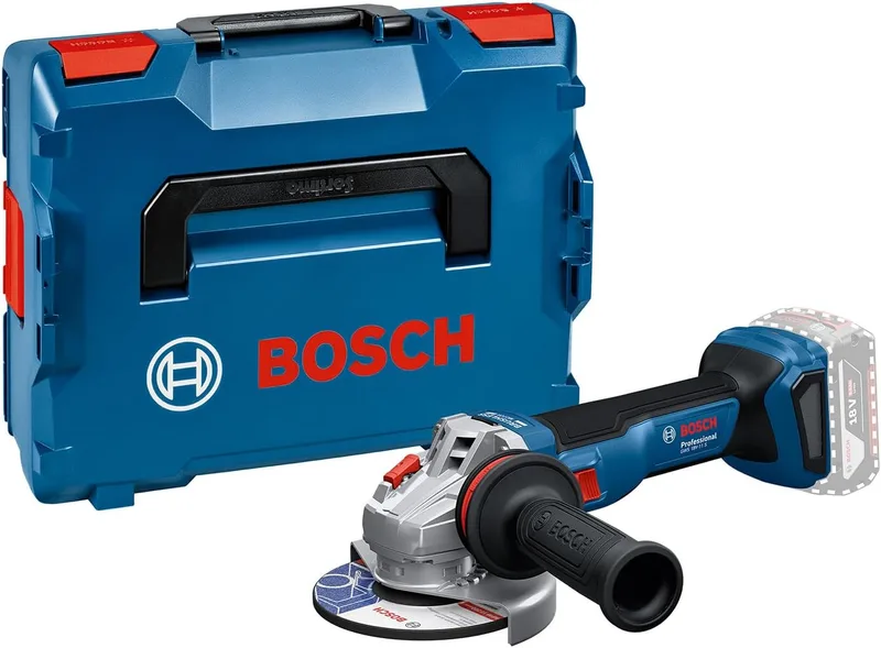 Rebarbadora angular sem fio Bosch Professional 18V System GWS 18V-11 S (diâmetro do disco 125 mm, incl. L-BOXX, sem bateria/carregador)