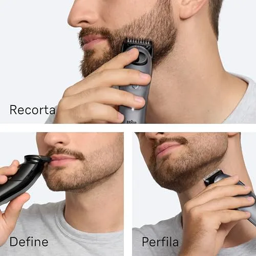Braun ▫️ Aparador de barba para homem Série 5, BT5525, cinzento 5