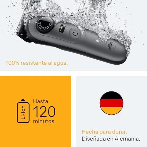 Braun ▫️ Aparador de barba para homem Série 5, BT5525, cinzento 6