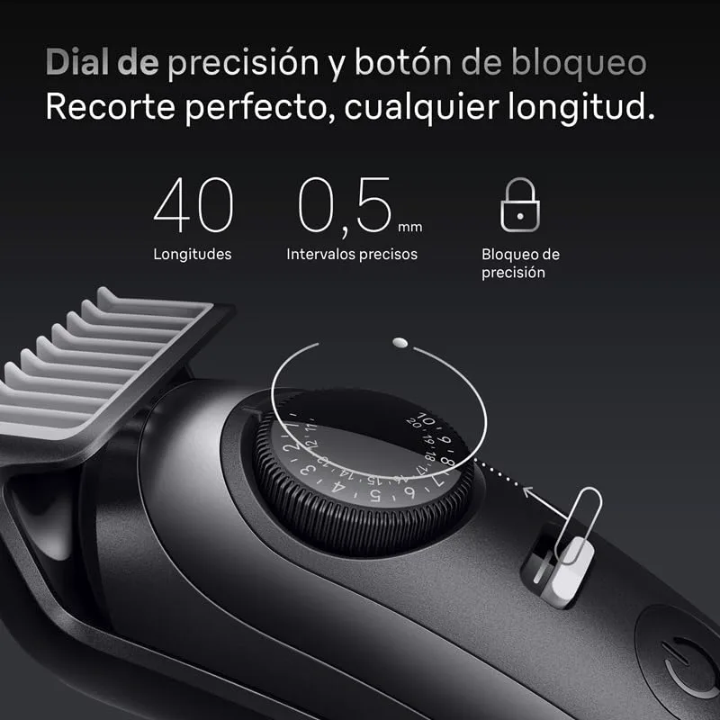 Braun ▫️ Aparador de barba para homem Série 7, BT7525, cinzento 4