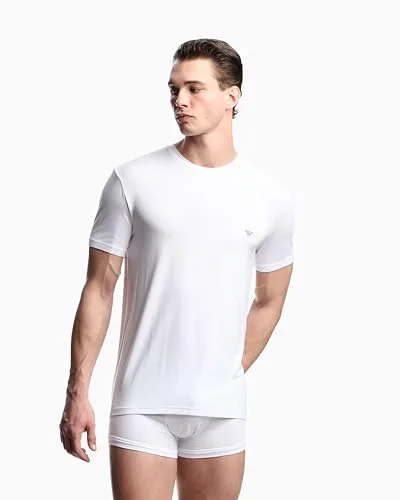 Emporio Armani ▫️ Camisola em modal macio para homem, branca, M 2