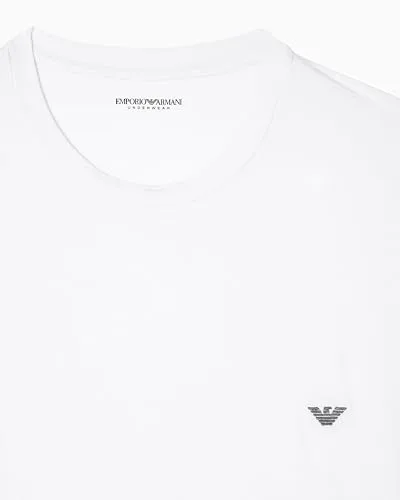 Emporio Armani ▫️ Camisola em modal macio para homem, branca, M 3