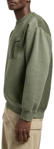 Lee ▫️ Camisola de homem - Corte descontraído - Utility Crew SWS - Oak Moss 4
