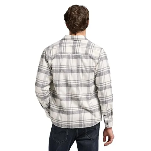 Lee ▫️ Camisa de homem - Corte descontraído - Mercantile Shirt - Xadrez terracota e ferrugem 2