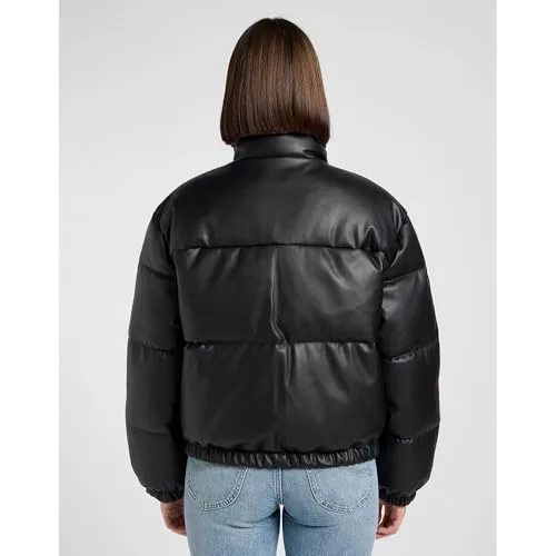 Lee ▫️ Casaco de senhora - Corte descontraído - Rider Puffer Jacket - Preto 2