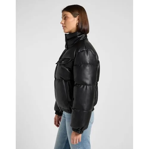 Lee ▫️ Casaco de senhora - Corte descontraído - Rider Puffer Jacket - Preto 4