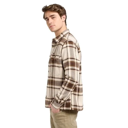Lee ▫️ Camisa de homem - Corte descontraído - Relaxed Overshirt - Arabica Plaid 5