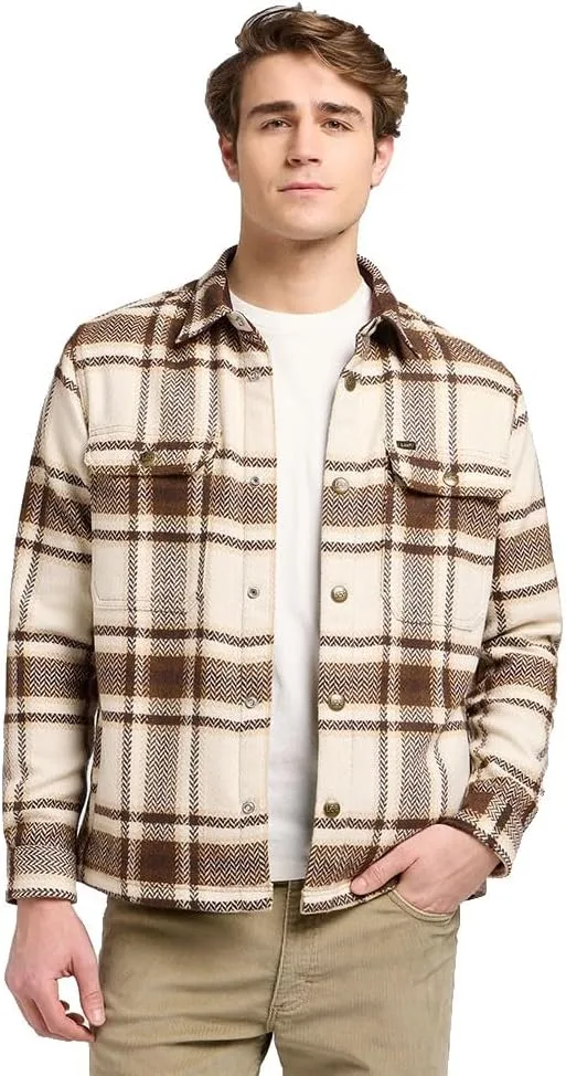 Lee ▫️ Camisa de homem - Corte descontraído - Relaxed Overshirt - Arabica Plaid