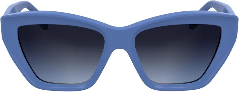 KARL LAGERFELD ▫️ Óculos de sol femininos KL6179S - Azul-celeste com lentes violeta-azul gradientes