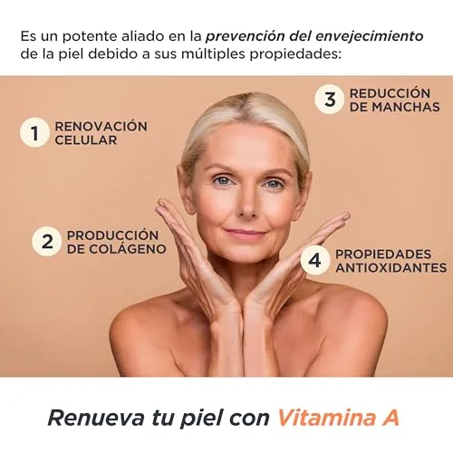 Drasanvi ▫️ Vitamina A Retinol 10 000 mcg em 180 comprimidos, vegan e natural 5