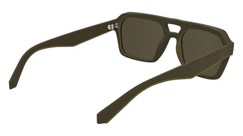 Calvin Klein Jeans ▫️ Óculos de sol para homem CKJ25603S - Castanho mate com lentes castanhas lisas 6