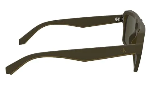 Calvin Klein Jeans ▫️ Óculos de sol para homem CKJ25603S - Castanho mate com lentes castanhas lisas 7
