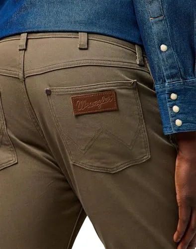Wrangler ▫️ Calças de ganga para homem - Corte slim cónico - Larston - Fog 5