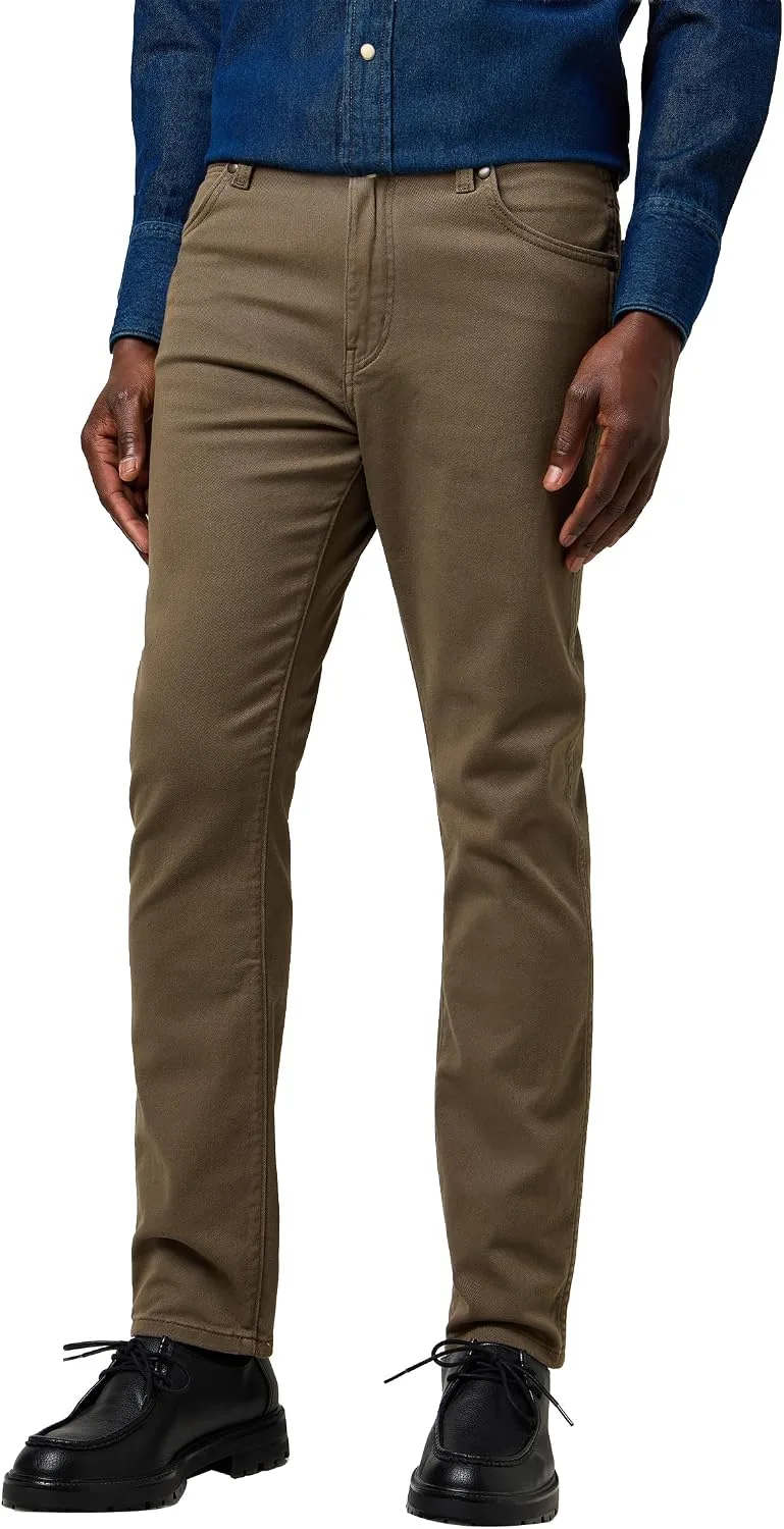 Wrangler ▫️ Calças de ganga para homem - Corte slim cónico - Larston - Fog