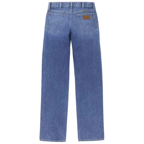 Wrangler ▫️ Calças de ganga para mulher - Corte reto - Calças de ganga cowboy de cintura baixa - Lasso Lagoon 5