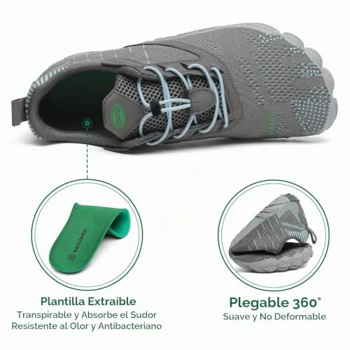 SAGUARO ▫️ Barefoot - Ténis minimalistas para homem e mulher, com solas Zero Drop e biqueira larga, tamanhos 35-48 EU 4