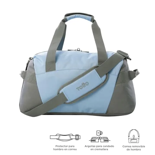 TOTTO ▫️ Saco de desporto, modelo Active Pro S, 40 x 25 x 20 cm, capacidade de 22 L, pega, alça ajustável para o ombro, argolas para cadeado no fecho principal, cor Angel Falls 6