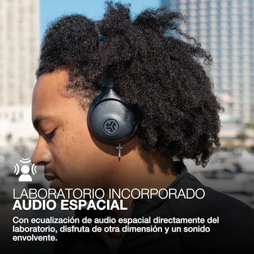 JLab ▫️ Auscultadores Bluetooth Go Lux ANC - Cancelamento de ruído, grafite 3