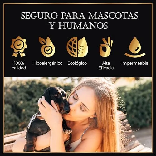 Life Innovation ▫️ Conjunto de 4 coleiras antiparasitárias para cães, 24 meses de proteção contra pulgas, carraças e mosquitos — 100% natural, impermeável, ajustável, para todos os tamanhos. 5