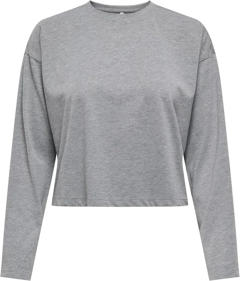 ONLY ▫️ Onlmelle Top de manga comprida com brilhos para mulher