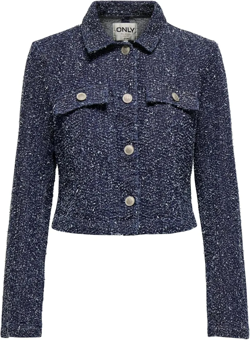 ONLY ▫️ Onlaman L/S Dnm Jacket Qyt Jacket Onlaman L/S Dnm Qyt Mulher