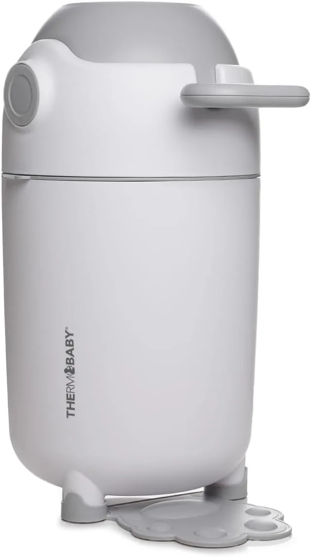 Thermobaby ▫️ Caixote do lixo para fraldas sem recarga, compatível com sacos de lixo normais, 20 litros, anti-odores, com capacidade para até 15 fraldas