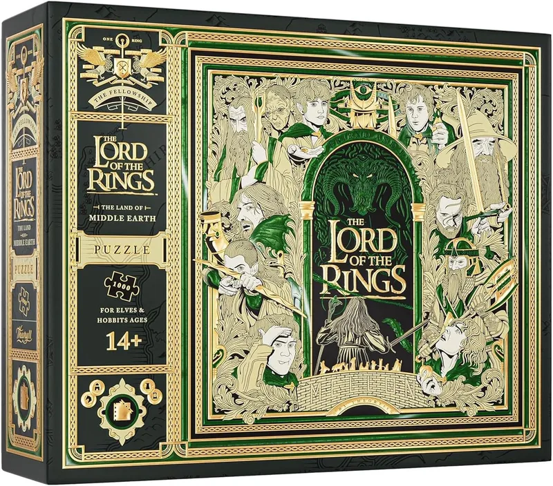 theory11 ▫️ Puzzle multidimensional de O Senhor dos Anéis (1000 peças)