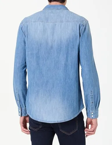Pepe Jeans ▫️ Camisa de ganga M Regular para homem 3
