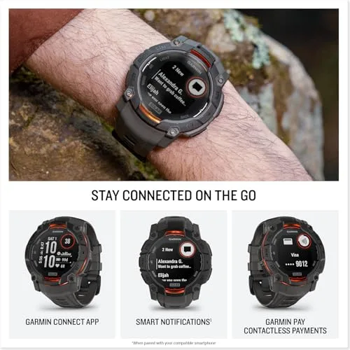 Garmin ▫️ Instinct 3 Solar 50 mm, Relógio Inteligente com GPS, Branco 4