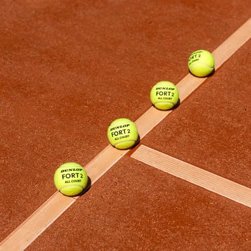 Dunlop Sports ▫️ DUNLOP Bolas de ténis Fort All Court TS 6
