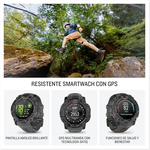 Garmin ▫️ Instinct 3 50 mm, relógio inteligente com GPS, preto 3