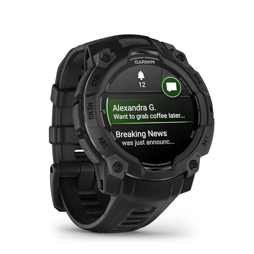 Garmin ▫️ Instinct 3, Relógio Inteligente com GPS, Preto 4