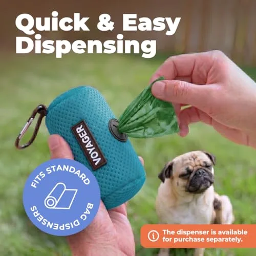 Best Pet Supplies ▫️ Sacos para dejetos de cães, 50% de conteúdo reciclado pós-consumo, sacos de lixo para cães em rolos, compatíveis com todos os suportes para sacos de dejetos de cães 3