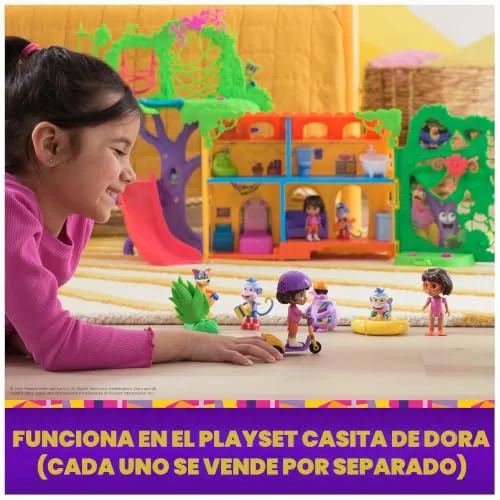 DORA ▫️ A EXPLORADORA - Conjunto de Aventura Aquática e do Botas: 2 bonecos articulados + flutuador de brinquedo - 6073670 - Brinquedos para meninas a partir dos 3 anos - Presente para meninas a partir dos 3 anos - Brincadeiras infantis 6