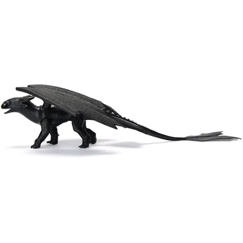 Dreamworks Dragons ▫️ Figura do Dragão Desdentado de «Como Treinar o Teu Dragão», com asas móveis, figura articulada de 23 cm «Fúria Noturna» - Brinquedos para crianças a partir dos 4 anos - Presente para crianças a partir dos 4 anos 7